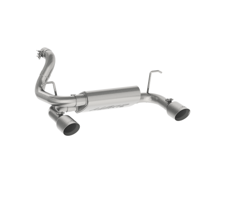 MBRP 2.5-Inch Axle-Back Exhaust Dual Rear Exit Armor Plus 3.6L Gas 2018-2026 Jeep Wrangler