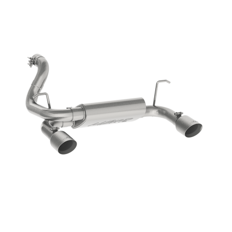 MBRP 2.5-Inch Axle-Back Exhaust Dual Rear Exit Armor Plus 3.6L Gas 2018-2026 Jeep Wrangler