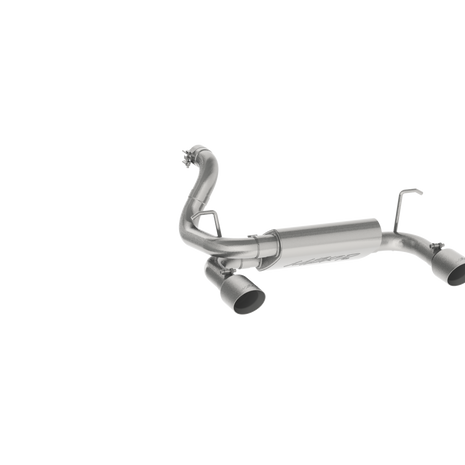 MBRP 2.5-Inch Axle-Back Exhaust Dual Rear Exit Armor Lite 3.6L Gas 2018-2026 Jeep Wrangler