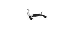MBRP 2.5-Inch Axle-Back Exhaust Dual Rear Exit Armor Black 3.6L Gas 2018-2026 Jeep Wrangler