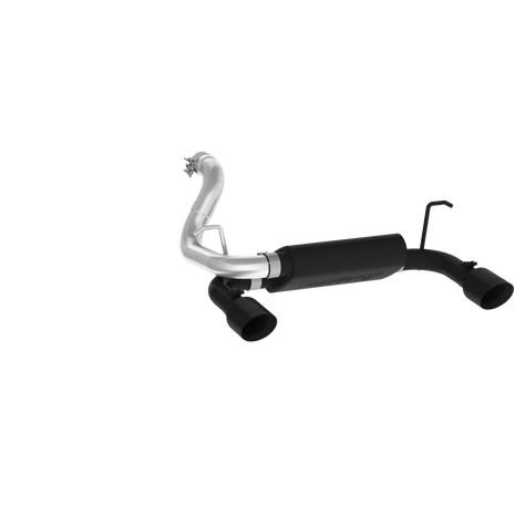 MBRP 2.5-Inch Axle-Back Exhaust Dual Rear Exit Armor Black 3.6L Gas 2018-2026 Jeep Wrangler