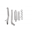 MBRP 2.5-Inch Cat-Back Exhaust Single Rear Exit Armor Plus 3.6L Gas 2012-2017 Jeep Wrangler; 2018 Jeep Wrangler JK