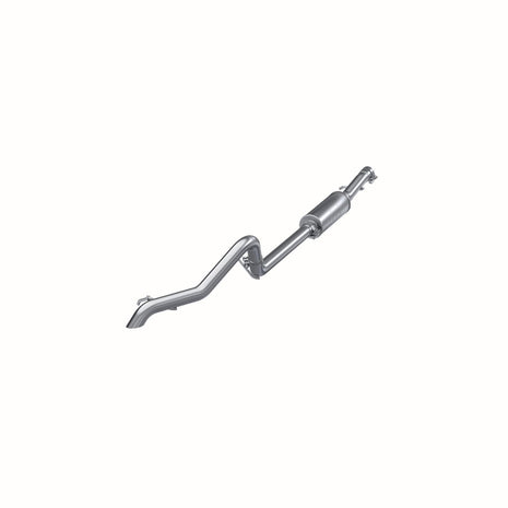 MBRP 2.5-Inch Cat-Back Exhaust Single Rear Exit Armor Lite 3.6L Gas 2012-2017 Jeep Wrangler; 2018 Jeep Wrangler JK Aluminized Steel Cat Back Exhaust System Single Rear Exit Off Road Aluminum For 12-18 Jeep Wrangler/Rubicon JK 3.6L V6 2/4 Door