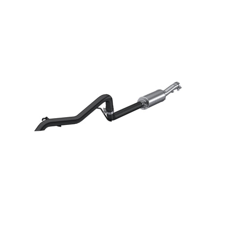 MBRP 2.5-Inch Cat-Back Exhaust Single Rear Exit Armor Black 3.6L 2012-2017 Jeep Wrangler; 2018 Jeep Wrangler JK