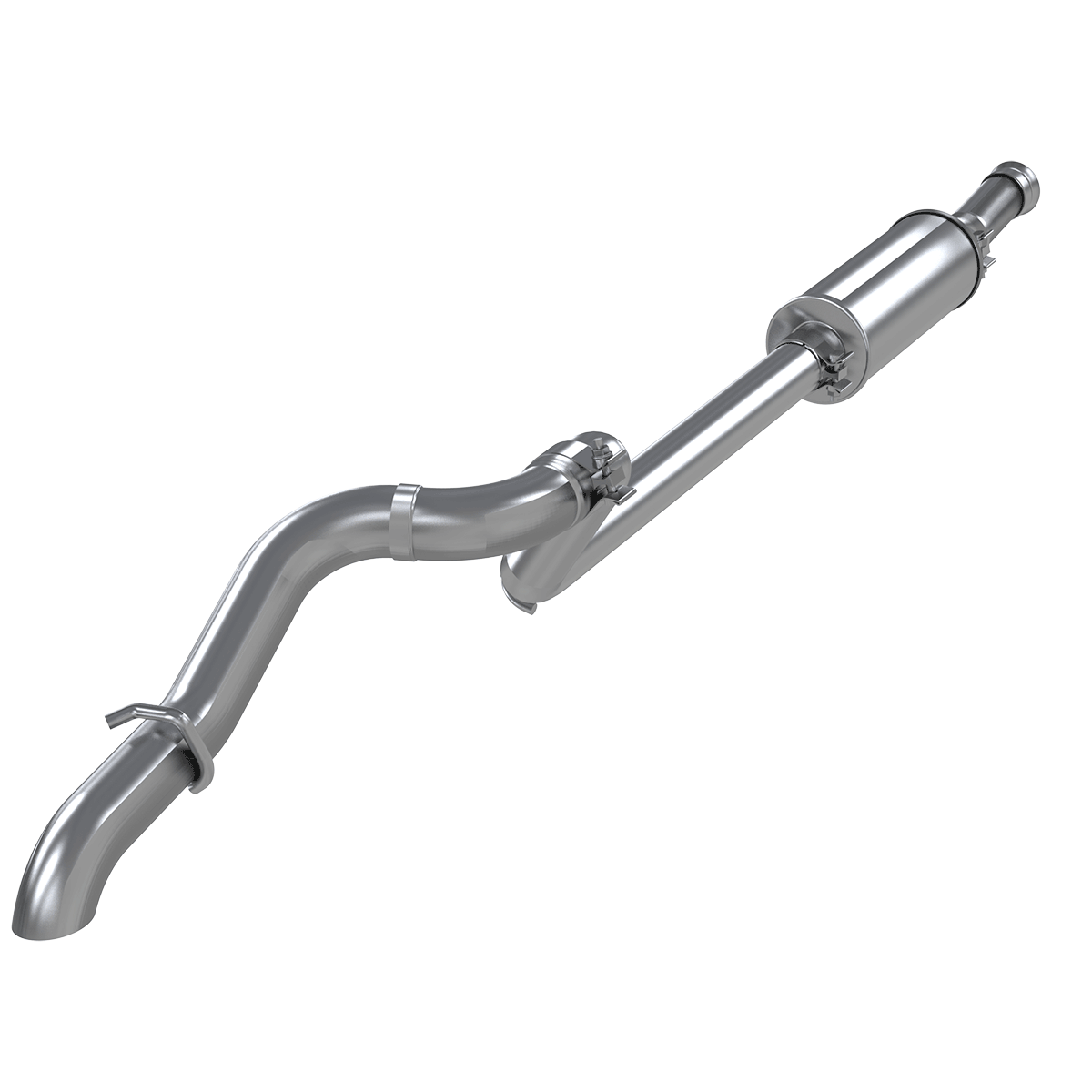 MBRP 2.5-Inch Cat-Back Exhaust Single Rear Exit Armor Lite 2.0L/3.6L Gas 2018-2026 Jeep Wrangler