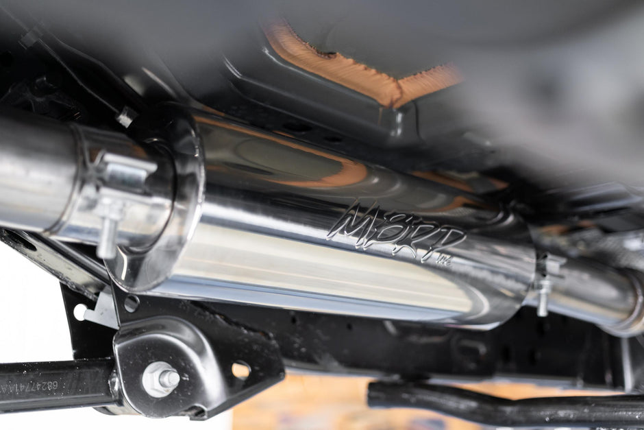 MBRP 2.5-Inch Cat-Back Exhaust Single Rear Exit Armor Lite 2.0L/3.6L Gas 2018-2026 Jeep Wrangler