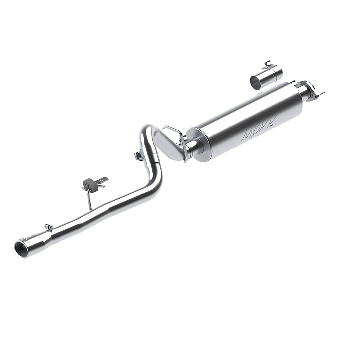 MBRP 2.5-Inch Cat-Back Exhaust Single Armor Plus 2.5L/4.0L Gas 1986-2001 Jeep Cherokee
