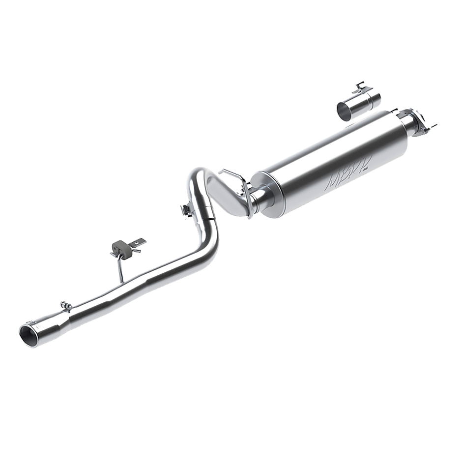 MBRP 2.5-Inch Cat-Back Exhaust Single Armor Lite 2.5L/4.0L Gas 1986-2001 Jeep Cherokee