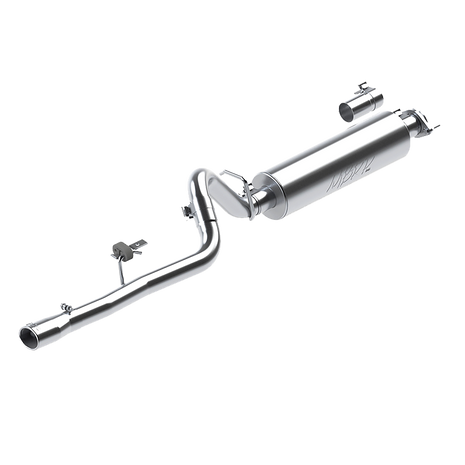 MBRP 2.5-Inch Cat-Back Exhaust Single Armor Lite 2.5L/4.0L Gas 1986-2001 Jeep Cherokee