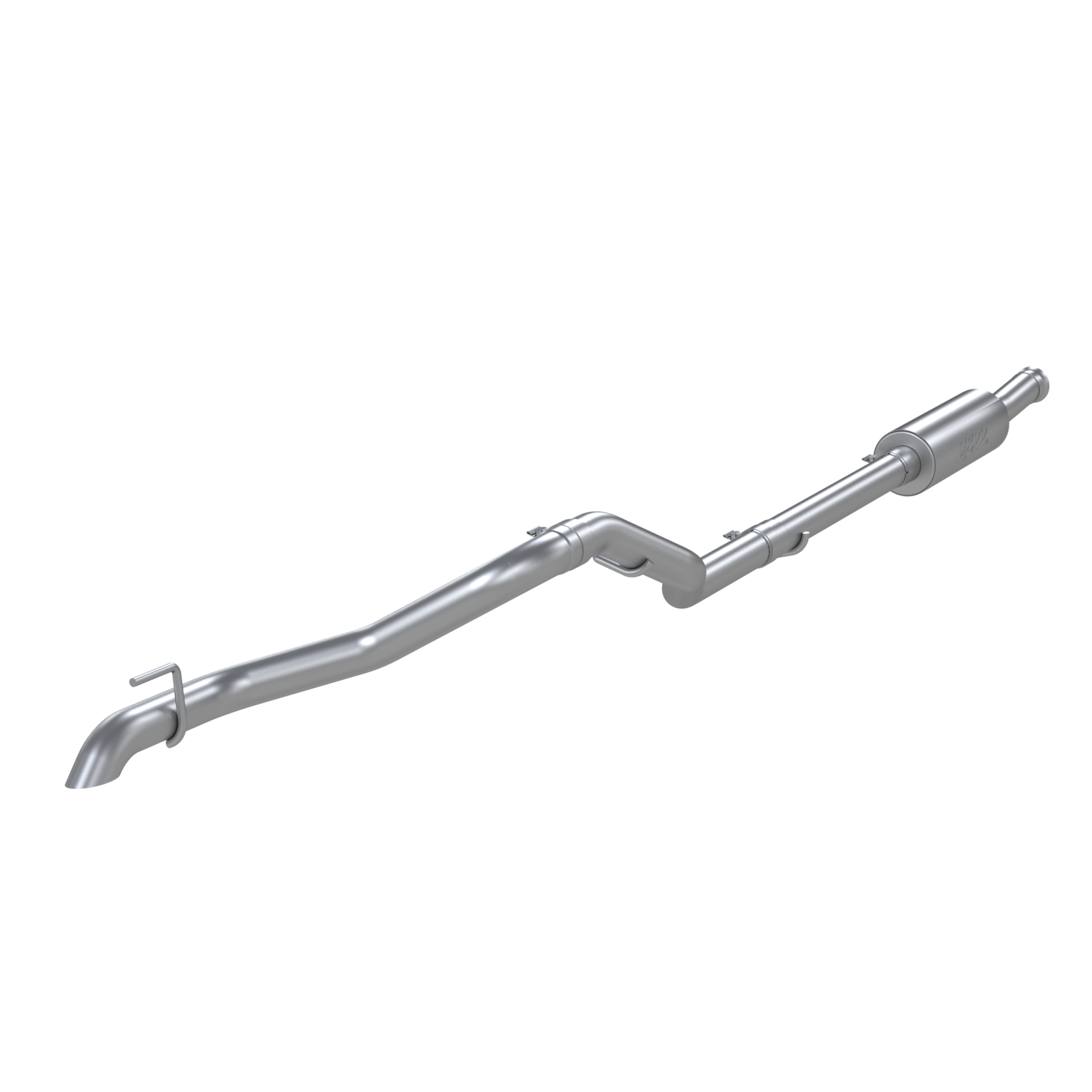 MBRP 2.5-Inch Cat-Back Exhaust Single Rear Exit Armor Pro 3.6L Gas 2020-2026 Jeep Gladiator