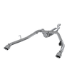 MBRP 2.5-Inch Cat-Back Exhaust Dual Rear Exit Armor Pro 3.6L Gas 2020-2026 Jeep Gladiator