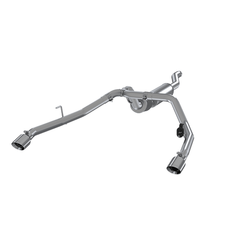 MBRP 2.5-Inch Cat-Back Exhaust Dual Rear Exit Armor Pro 3.6L Gas 2020-2026 Jeep Gladiator