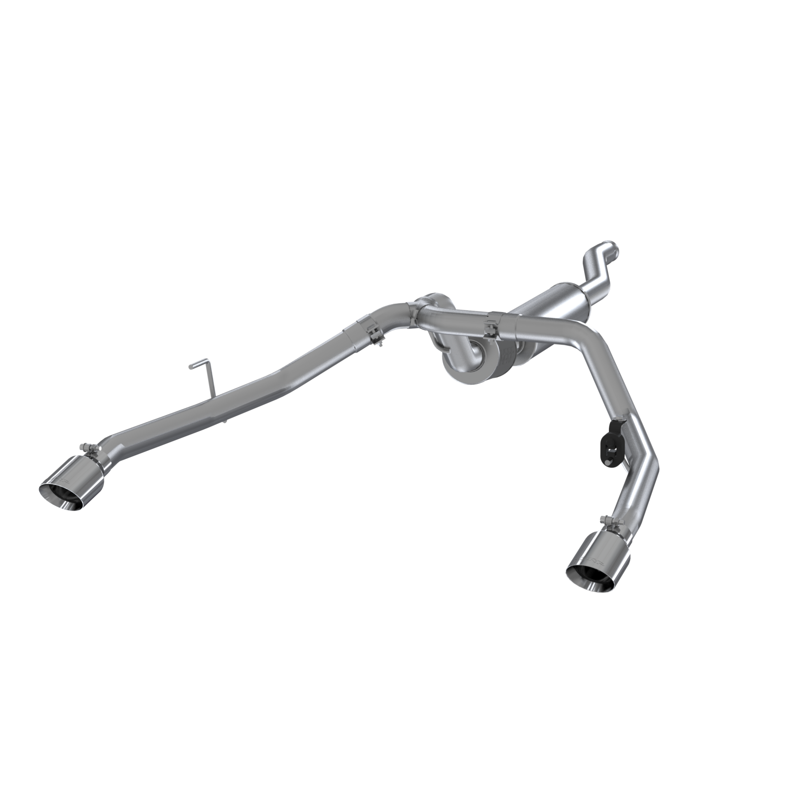 MBRP 2.5-Inch Cat-Back Exhaust Dual Rear Exit Armor Lite 3.6L Gas 2020-2026 Jeep Gladiator