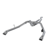 MBRP 2.5-Inch Cat-Back Exhaust Dual Rear Exit Armor Lite 3.6L Gas 2020-2026 Jeep Gladiator