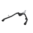 MBRP 2.5-Inch Cat-Back Exhaust Dual Rear Exit Armor Black 3.6L Gas 2020-2026 Jeep Gladiator