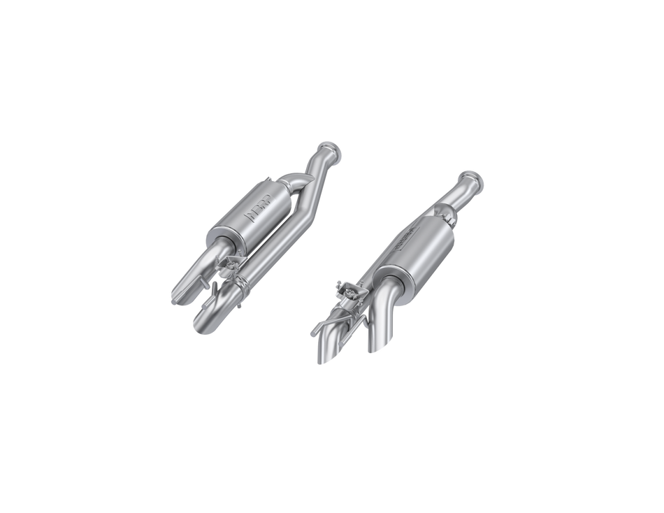MBRP 2.5-Inch Cat-Back Exhaust Quad Armor Pro Gas 2019-2025 Mercedes-Benz G63 AMG