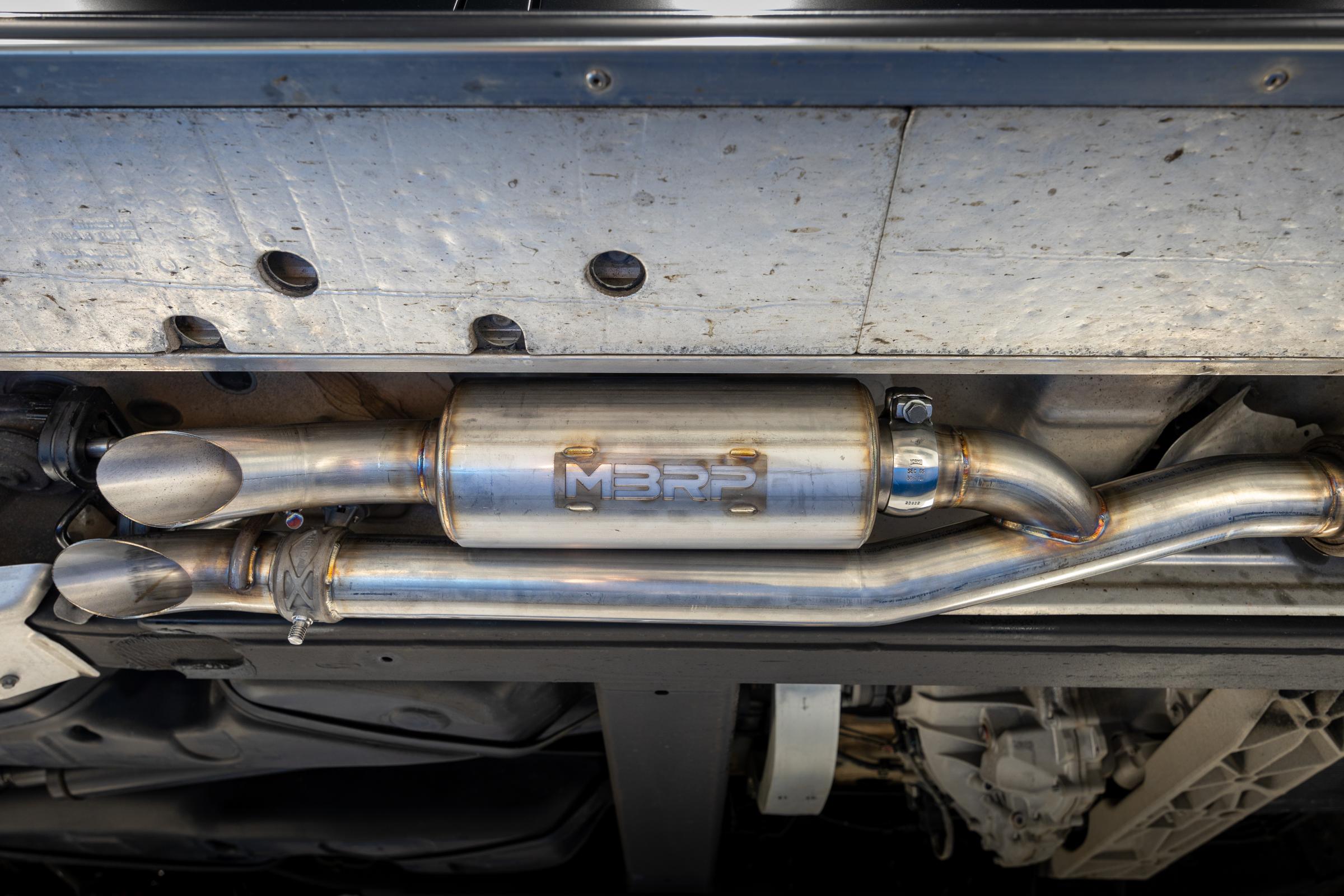 MBRP 2.5-Inch Cat-Back Exhaust Quad Armor Pro Gas 2019-2025 Mercedes-Benz G63 AMG