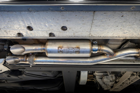 MBRP 2.5-Inch Cat-Back Exhaust Quad Armor Pro Gas 2019-2025 Mercedes-Benz G63 AMG