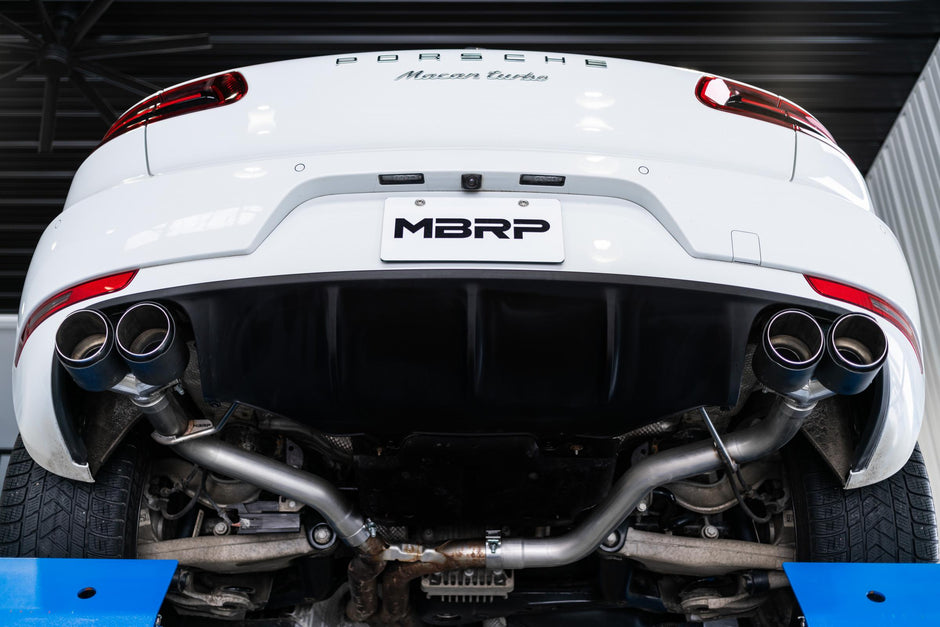 MBRP 2.5-Inch Axle-Back Exhaust Quad Armor Pro Gas 2015-2025 Porsche Macan