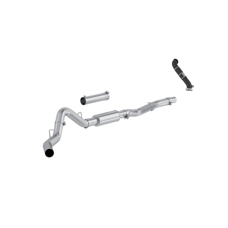 MBRP Downpipe Single Side Exit Armor Lite 6.6L Duramax Diesel 2006 Chevy Silverado 2500 HD/3500; 2007 Chevy Silverado 2500 HD Classic/3500 Classic; 2006 GMC Sierra 2500 HD/3500; 2007 GMC Sierra 2500 HD Classic/3500 Classic