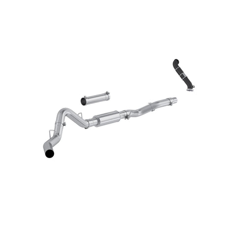 MBRP Downpipe Single Side Exit Armor Lite 6.6L Duramax Diesel 2006 Chevy Silverado 2500 HD/3500; 2007 Chevy Silverado 2500 HD Classic/3500 Classic; 2006 GMC Sierra 2500 HD/3500; 2007 GMC Sierra 2500 HD Classic/3500 Classic