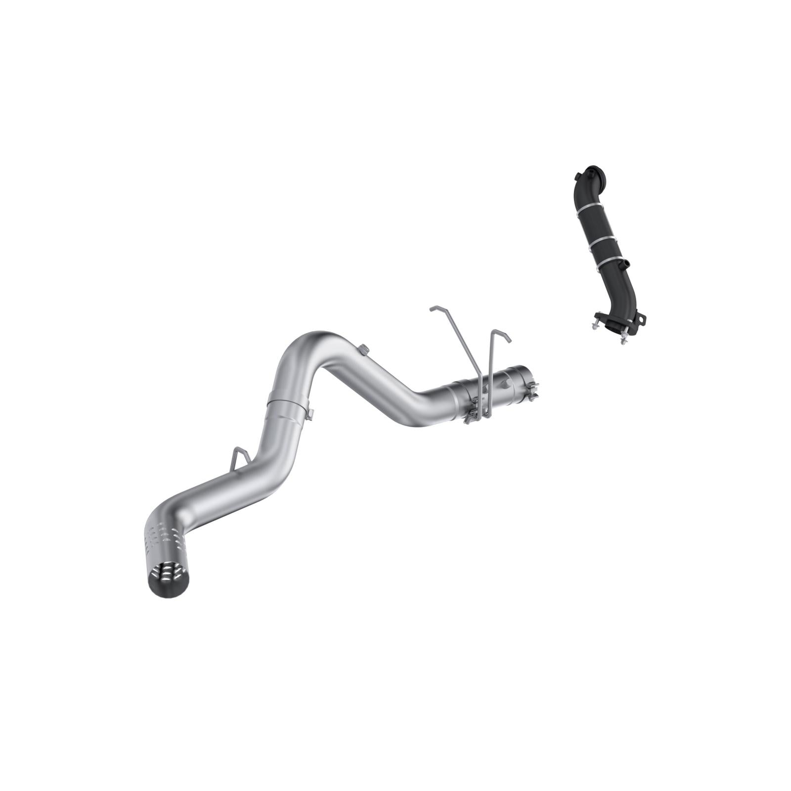 MBRP Downpipe Single Side Exit Armor Lite 6.6L Duramax Diesel 2015-2016 Chevy Silverado 2500 HD/3500 HD; 2015-2016 GMC Sierra 2500 HD/3500 HD