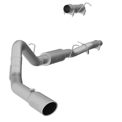 MBRP 4-Inch Cat-Back Exhaust Single Side Armor Plus 6.6L Duramax Diesel 2006 Chevy Silverado 2500 HD/3500; 2007 Chevy Silverado 2500 HD Classic/3500 Classic; 2006 GMC Sierra 2500 HD/3500; 2007 GMC Sierra 2500 HD Classic/3500 Classic