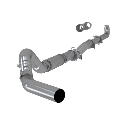 MBRP 5-Inch Cat-Back Exhaust Single Side Armor Lite 6.6L Duramax Diesel 2001-2006 Chevy Silverado 2500 HD; 2007 Chevy Silverado 2500 HD Classic; 2001-2006 GMC Sierra 2500 HD; 2007 GMC Sierra 2500 HD Classic Performance Muffler