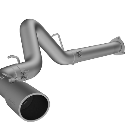 MBRP 4-Inch DPF-Back Exhaust Single Side Exit Armor Lite 6.6L Duramax Diesel 2007-2010 Chevy Silverado 2500 HD/3500 HD; 2007-2010 GMC Sierra 2500 HD/3500 HD