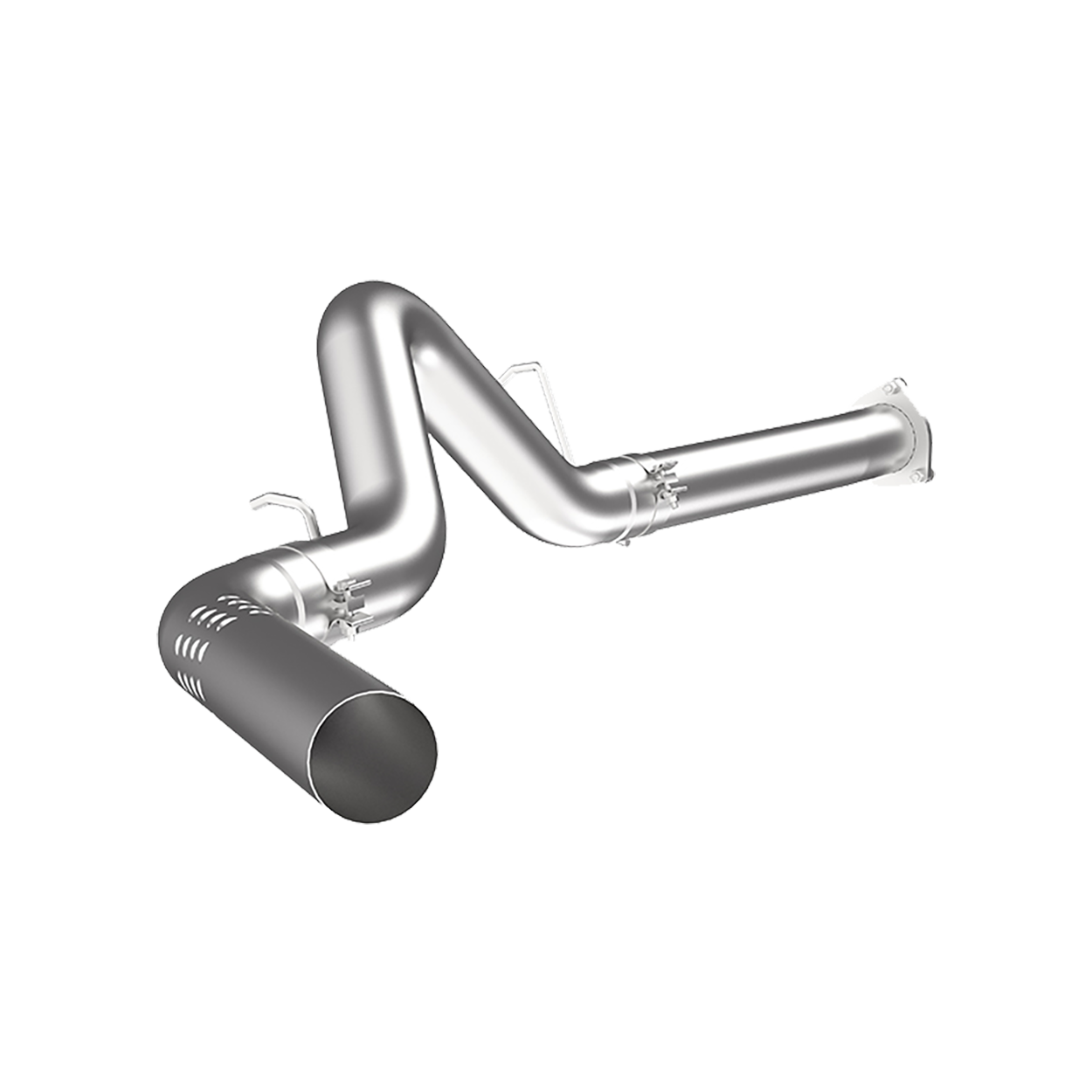 MBRP 4-Inch DPF-Back Exhaust Single Side Armor Plus 6.6L Duramax Diesel 2007-2010 Chevy Silverado 2500 HD/3500 HD; 2007-2010 GMC Sierra 2500 HD/3500 HD