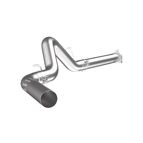 MBRP 4-Inch DPF-Back Exhaust Single Side Armor Plus 6.6L Duramax Diesel 2007-2010 Chevy Silverado 2500 HD/3500 HD; 2007-2010 GMC Sierra 2500 HD/3500 HD