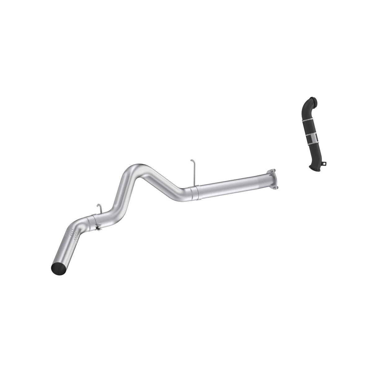 MBRP Downpipe Single Side Exit Armor Lite 6.6L Duramax Diesel 2007-2010 Chevy Silverado 2500 HD/3500 HD; 2007-2010 GMC Sierra 2500 HD/3500 HD