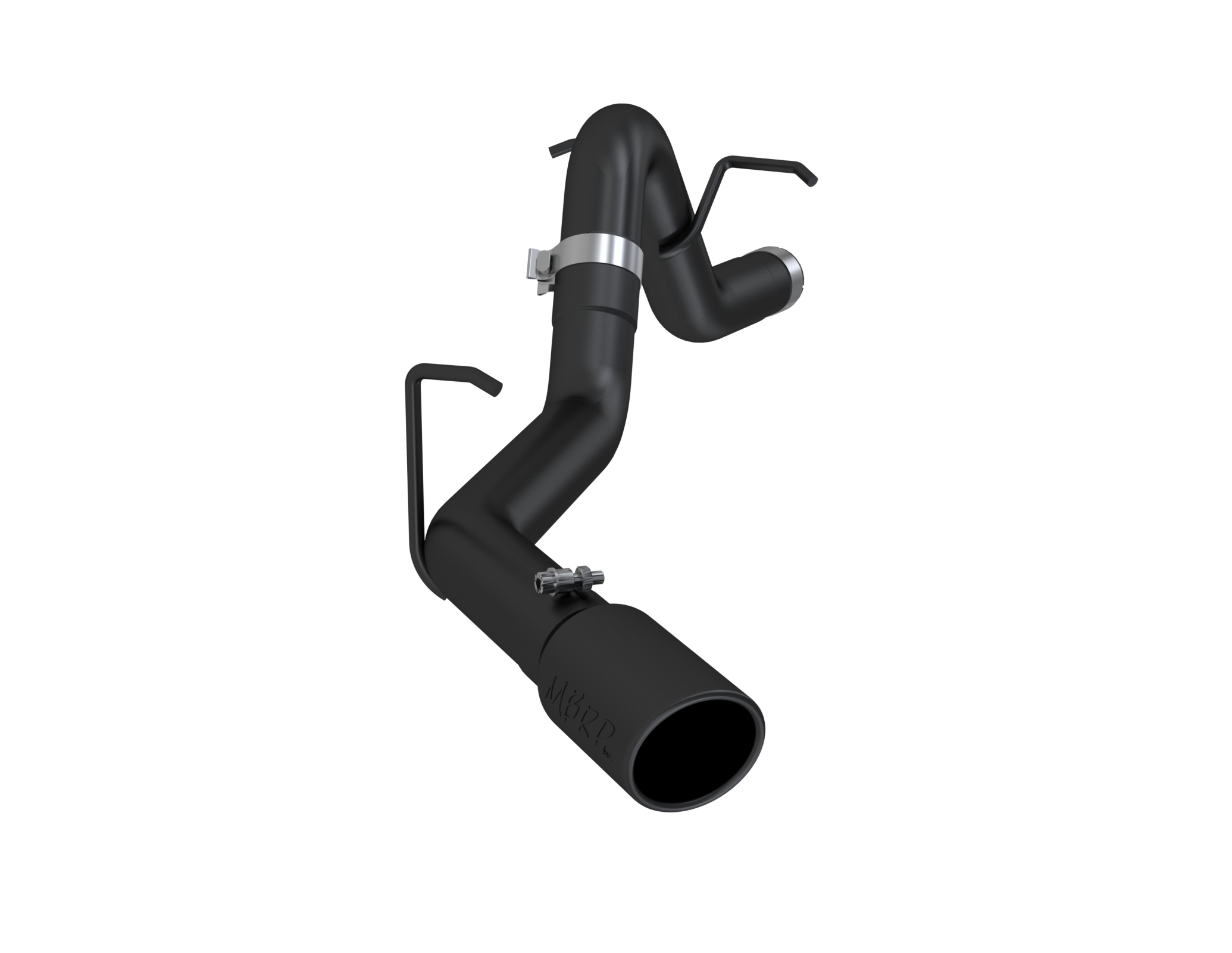 MBRP 3-Inch DPF-Back Exhaust Single Side Armor Black 2.8L Duramax Diesel 2016-2022 Chevy Colorado; 2016-2022 GMC Canyon
