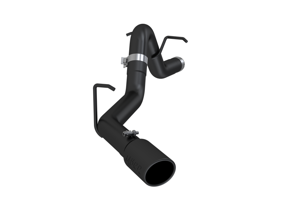 MBRP 3-Inch DPF-Back Exhaust Single Side Armor Black 2.8L Duramax Diesel 2016-2022 Chevy Colorado; 2016-2022 GMC Canyon