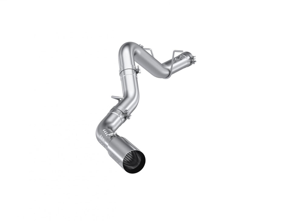 MBRP 4-Inch DPF-Back Exhaust Single Side Exit Armor Pro 6.6L Duramax Diesel 2020-2026 Chevy Silverado 2500 HD/3500 HD; 2020-2026 GMC Sierra 2500 HD/3500 HD