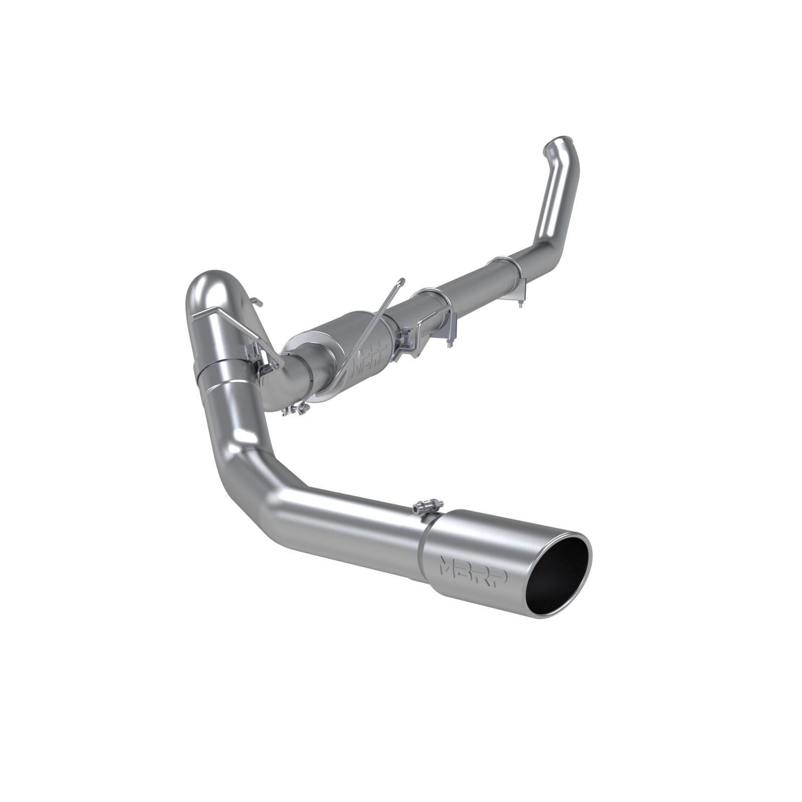 MBRP 4-Inch Turbo-Back Exhaust Single Side Armor Lite 5.9L Cummins Diesel 2003-2004 Dodge Ram 2500/3500