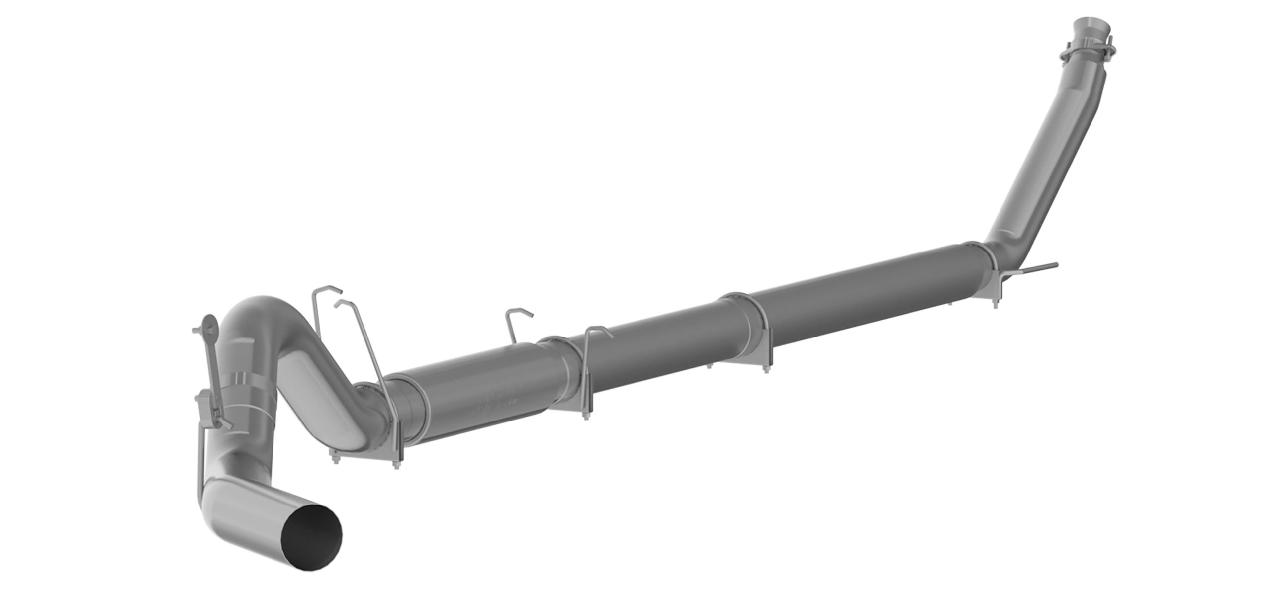 MBRP 5-Inch Turbo-Back Exhaust Single Side Armor Lite 5.9L Cummins Diesel 1998-2002 Dodge Ram 2500/3500 Performance Muffler