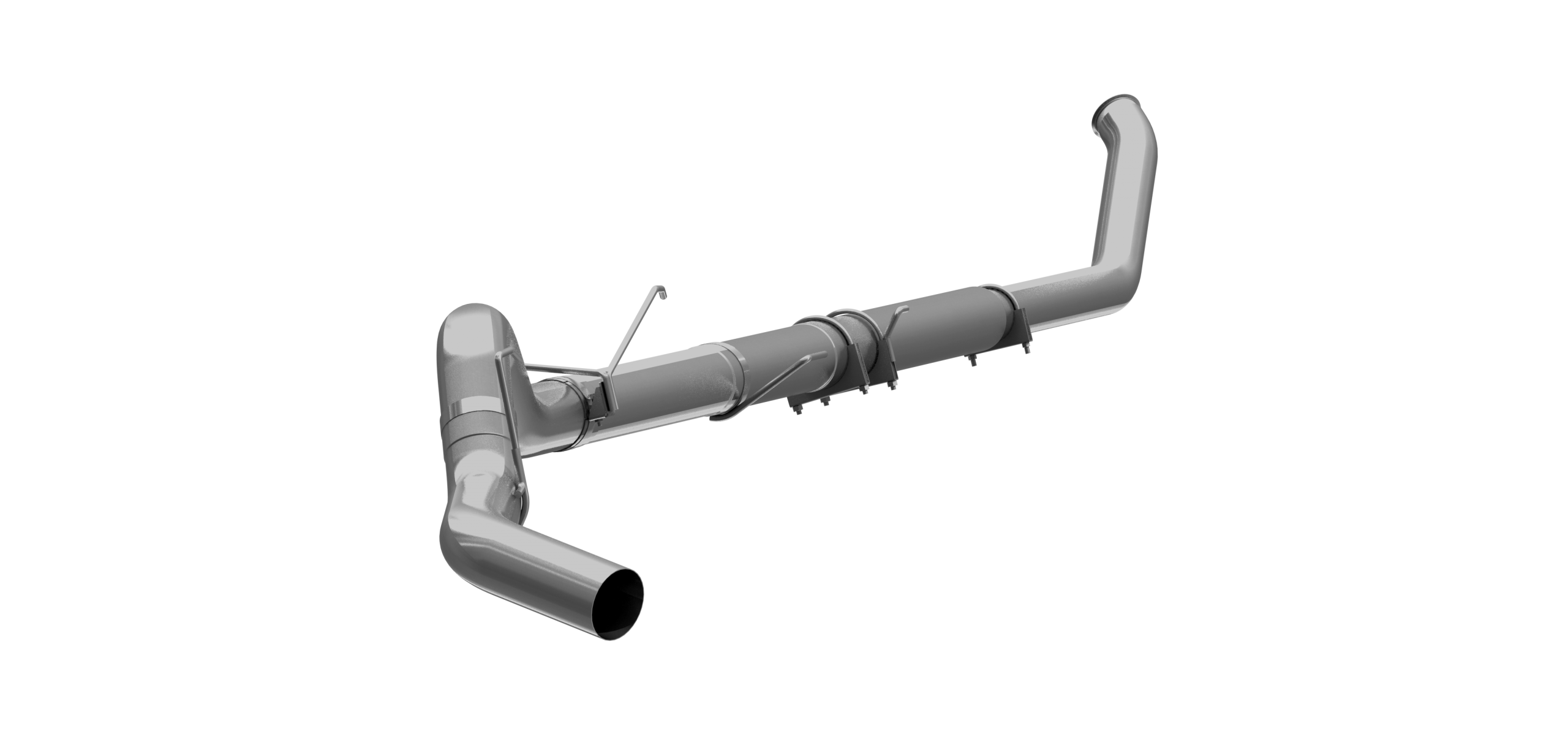 MBRP 5-Inch Turbo-Back Exhaust Single Side Exit Armor Lite 5.9L Cummins Diesel 2003-2004 Dodge Ram 2500/3500 No Muffler