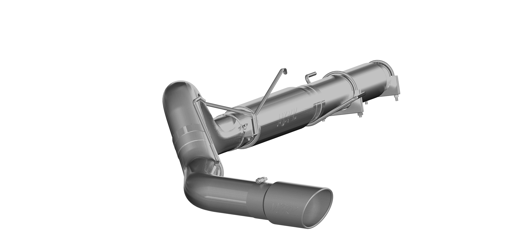 MBRP 5-Inch Cat-Back Exhaust Single Side Exit Armor Lite 5.9L Cummins Diesel 2004-2007 Dodge Ram 2500/3500 Aluminized Steel 6-Inch