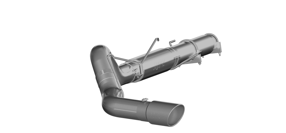 MBRP 5-Inch Cat-Back Exhaust Single Side Exit Armor Lite 5.9L Cummins Diesel 2004-2007 Dodge Ram 2500/3500 Aluminized Steel 6-Inch