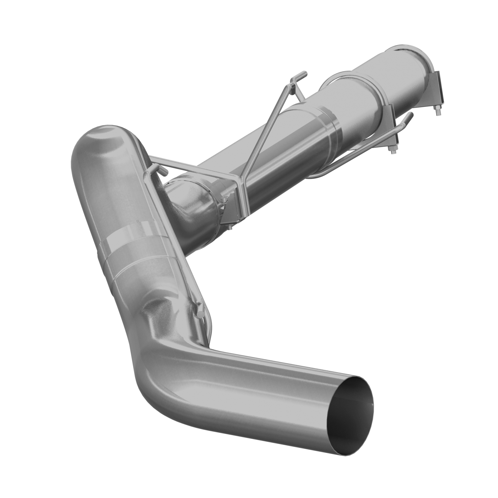 MBRP 5-Inch Cat-Back Exhaust Single Side Exit Armor Lite 5.9L Cummins Diesel 2004-2007 Dodge Ram 2500/3500 Aluminized Steel No Muffler