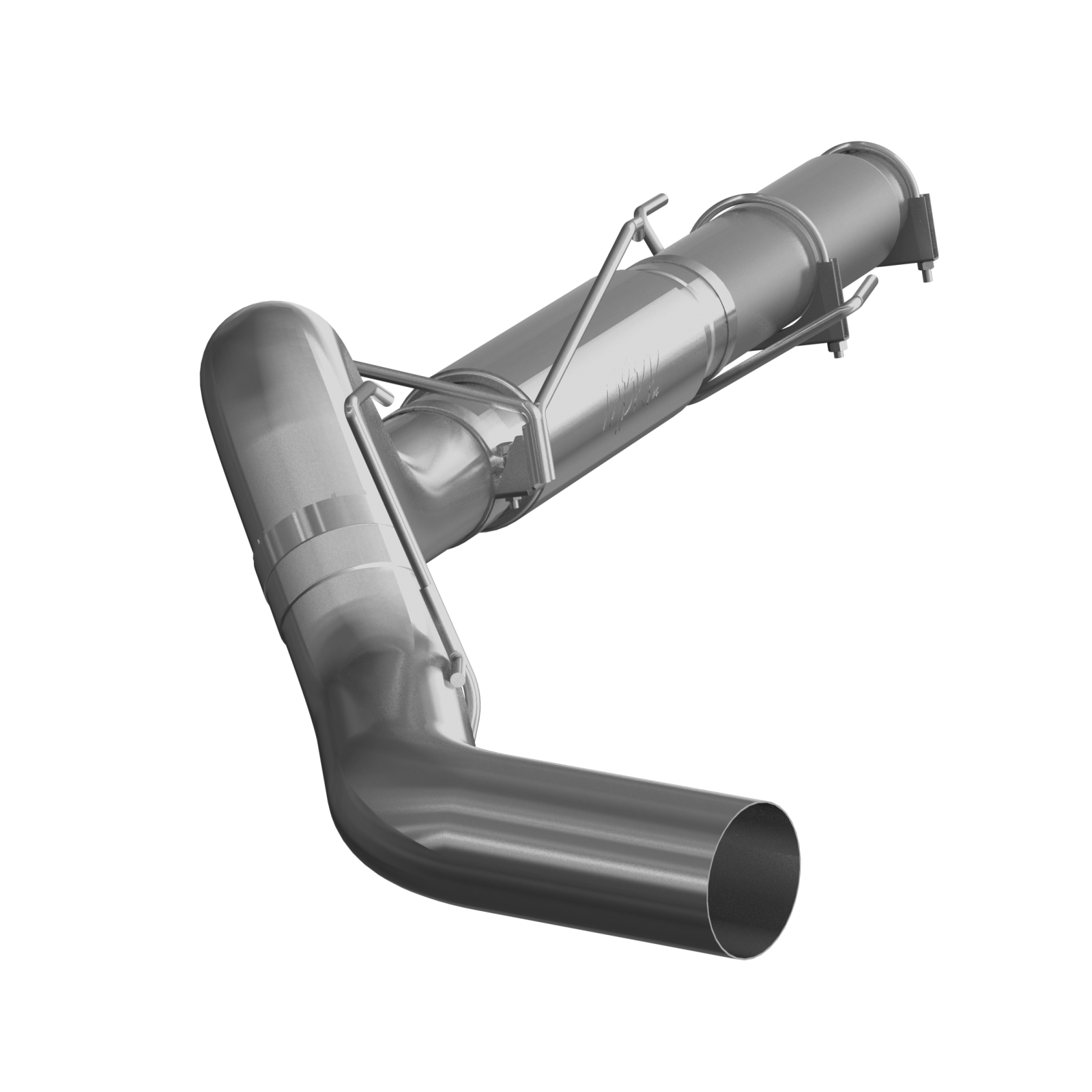 MBRP 5-Inch Cat-Back Exhaust Single Side Exit Armor Lite 5.9L Cummins Diesel 2004-2007 Dodge Ram 2500/3500 Aluminized Steel 5 Inch Cat Back Exhaust System Single Side Exit, No Tip, For 04-07 Dodge Ram 2500/3500 Cummins 600/610