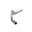 MBRP 4-Inch DPF-Back Exhaust Single Side Exit Armor Lite 6.7L Cummins Diesel 2007-2010 Dodge Ram 2500/3500; 2011-2012 Ram 2500/3500 Aluminized Steel