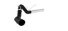 MBRP 4-Inch DPF-Back Exhaust Single Side Armor Black 6.7L Cummins Diesel 2007-2010 Dodge Ram 2500/3500; 2011-2012 Ram 2500/3500