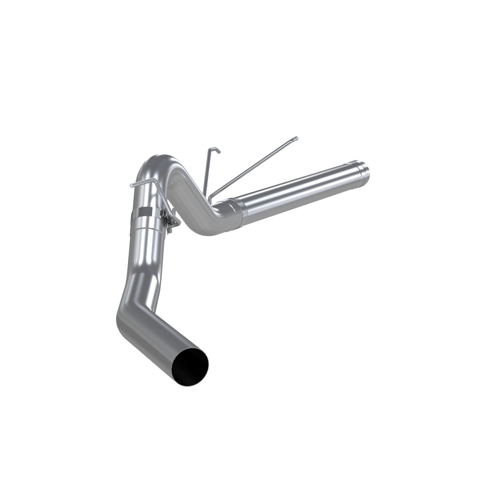 MBRP 4-Inch DPF-Back Exhaust Single Side Exit Armor Lite 6.7L Cummins Diesel 2007-2010 Dodge Ram 2500/3500; 2011-2012 Ram 2500/3500 Performance Muffler