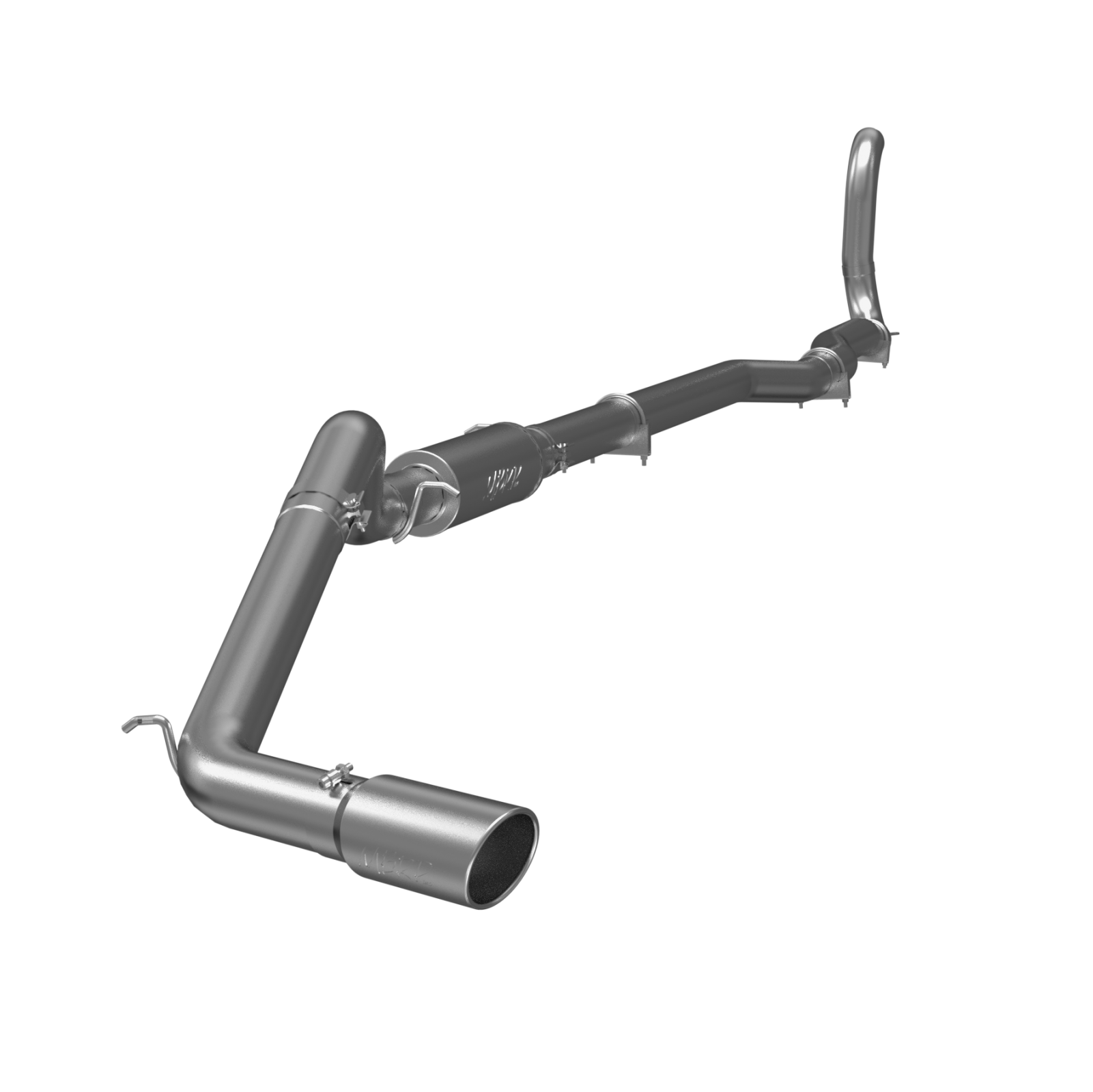 MBRP 4-Inch Turbo-Back Exhaust Single Side Exit Armor Lite 5.9L Cummins Diesel 1989-1993 Dodge W250/W350 Aluminized Steel