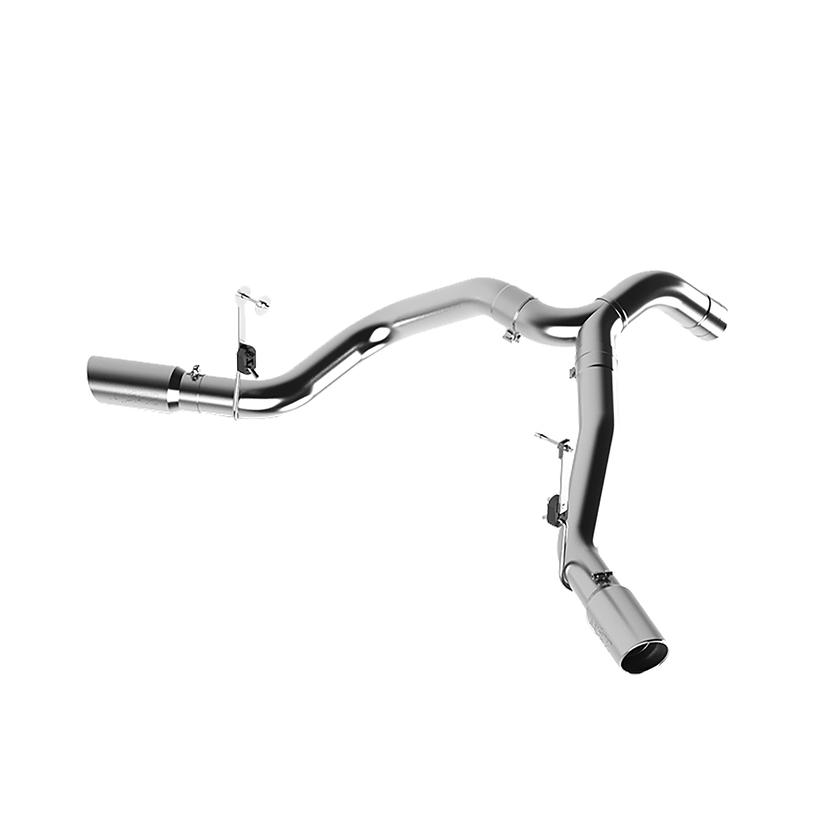MBRP 4-Inch DPF-Back Exhaust Dual Armor Lite 6.7L Cummins Diesel 2013 Ram 2500; 2013-2026 Ram 3500