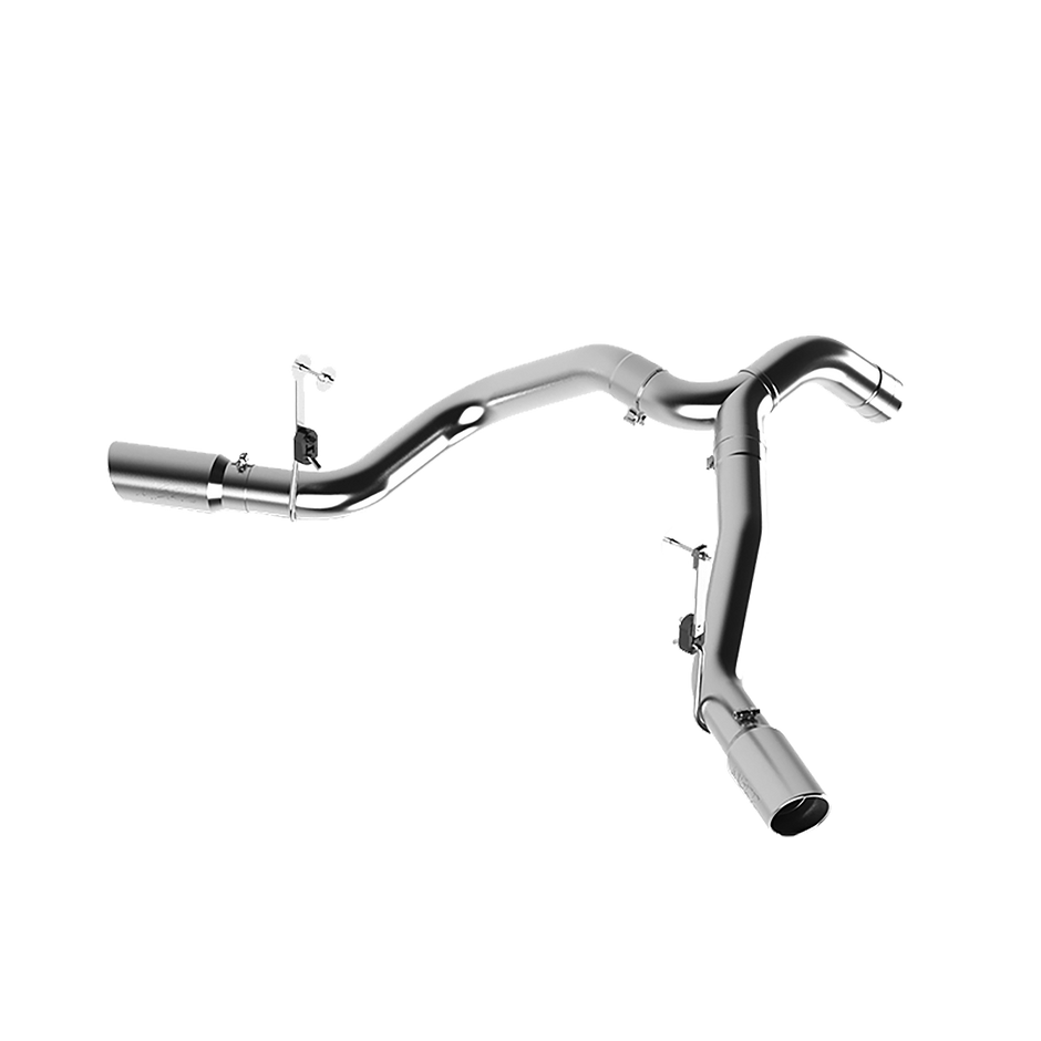 MBRP 4-Inch DPF-Back Exhaust Dual Armor Lite 6.7L Cummins Diesel 2013 Ram 2500; 2013-2026 Ram 3500