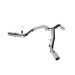 MBRP 4-Inch DPF-Back Exhaust Dual Armor Lite 6.7L Cummins Diesel 2013 Ram 2500; 2013-2026 Ram 3500