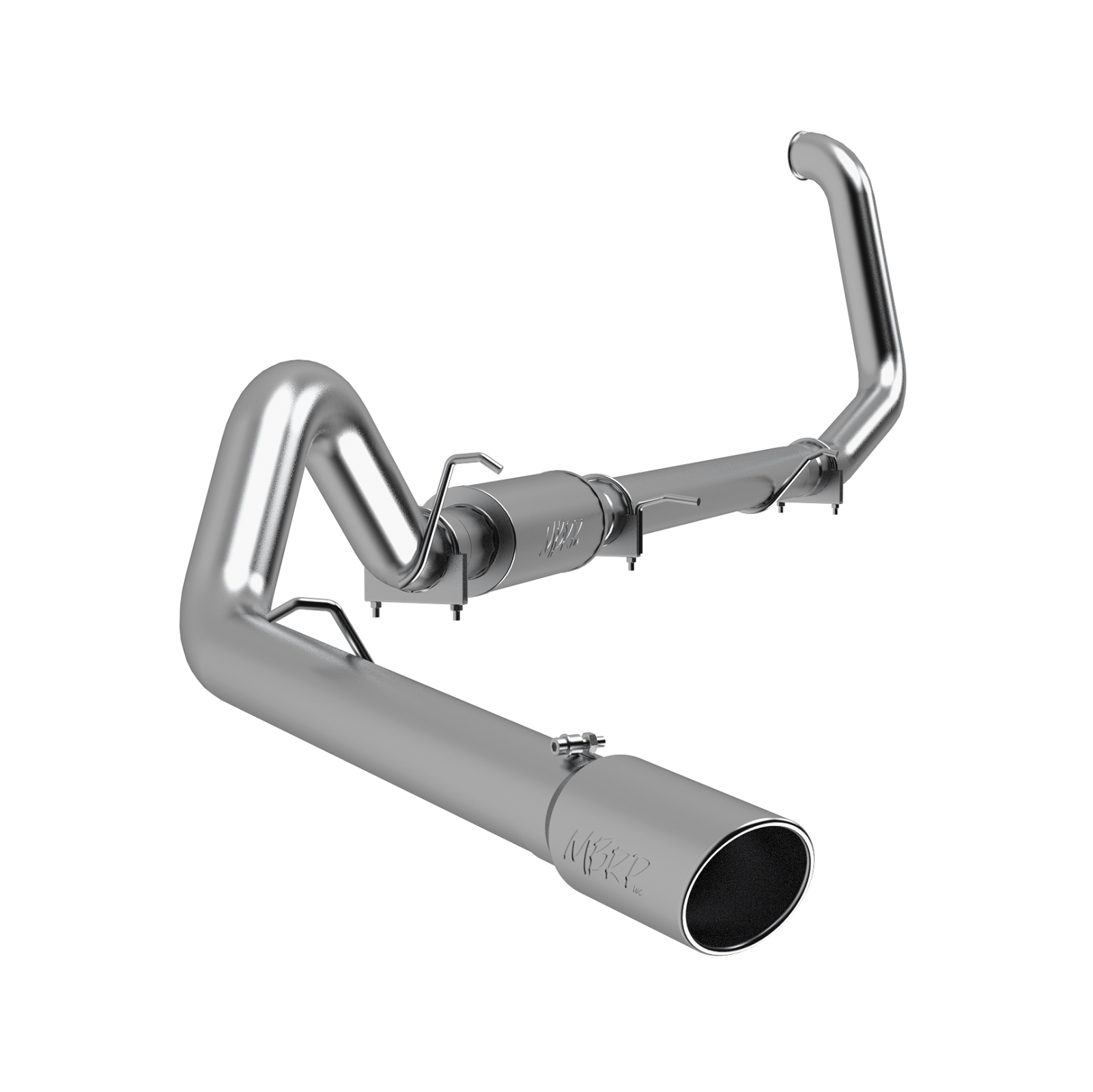 MBRP 4-Inch Turbo-Back Exhaust Single Side Exit Armor Lite 7.3L Diesel 2000-2003 Ford Excursion